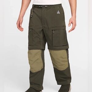 Nike ACG 'Smith Summit' Cargo Trousers Sequoia/ Medium Olive FN0428-355 - Sz Med